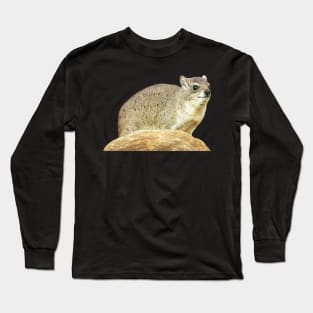 Rock Hyrax - Dassie - Cape Hyrax - Rock Rabbit Long Sleeve T-Shirt